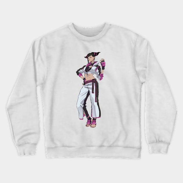 Juri - Street Fighter 6 Crewneck Sweatshirt by universepod